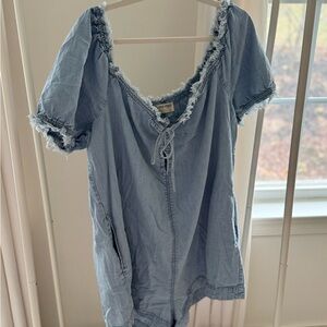 We The Free Denim Romper